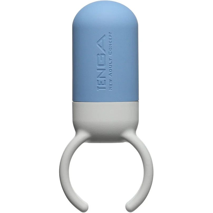 Эрекционное кольцо TENGA SVR ONE BLUE с вибрацией VRO-001