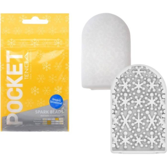 Мастурбатор TENGA POCKET SPARK BEADS POT-006